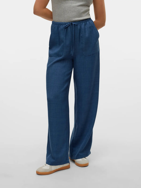 VMMelaney HW Loose Pant- Vero Moda Pants prem. prem. clothing boutique Chatham, Ontario, Canada