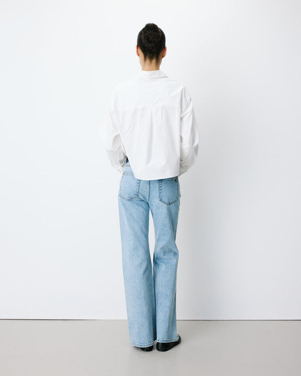 Azelle Cropped Blouse - Grace & Mila