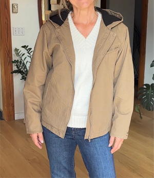 Hooded Canvas Jacket - Kuwalla prem. prem. clothing boutique Chatham, Ontario, Canada