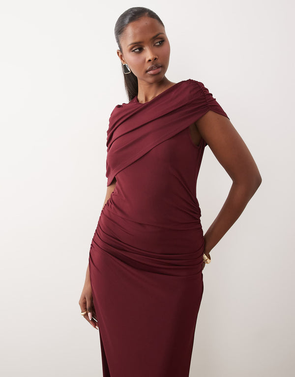 VMKassandra Cape Maxi Dress - Vero Moda Dresses prem. prem. clothing boutique Chatham, Ontario, Canada