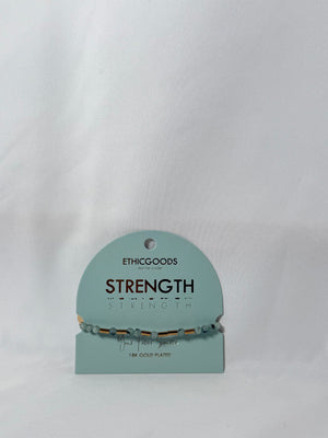 Morse Code Stacking Bracelet - Strength - Ethic Goods jewelry prem. prem. clothing boutique Chatham, Ontario, Canada