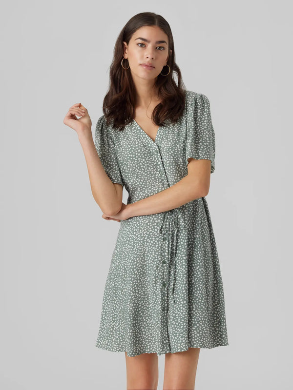 VMAlba Short Dress - Vero Moda Dresses prem. prem. clothing boutique Chatham, Ontario, Canada