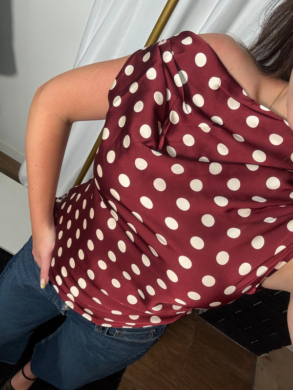 Bobbie Asymmetrical Top - Lucy Paris