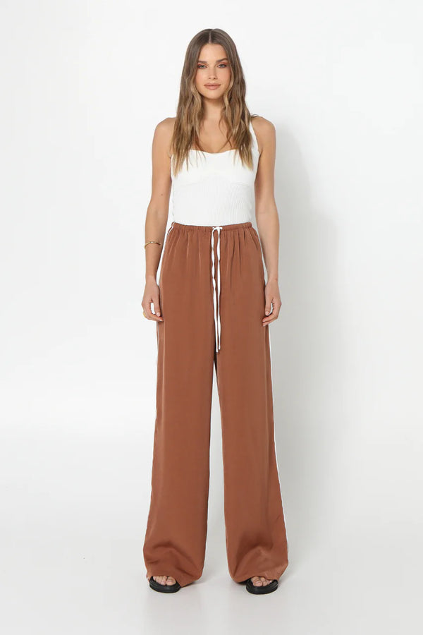 Clara Pants | Chocolate | Madison the Label Pants Madison the Label X-Small   prem. clothing boutique Chatham, Ontario, Canada