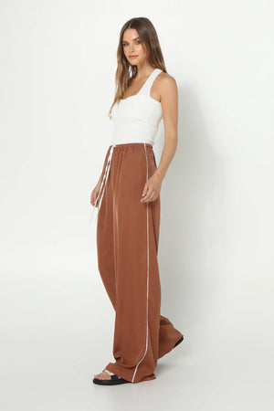 Clara Pants | Chocolate | Madison the Label Pants Madison the Label    prem. clothing boutique Chatham, Ontario, Canada