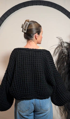 Kenzie Knit Bolero Sweaters prem. prem. clothing boutique Chatham, Ontario, Canada