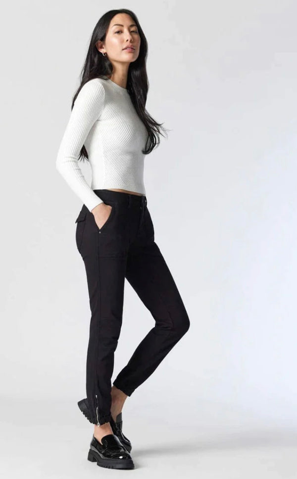 Ivy Slim Cargo Pants | Black | Mavi  Mavi Jeans 24   prem. clothing boutique Chatham, Ontario, Canada