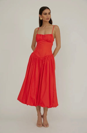 Watermelon Sugar Bubble Dress Dresses prem. prem. clothing boutique Chatham, Ontario, Canada
