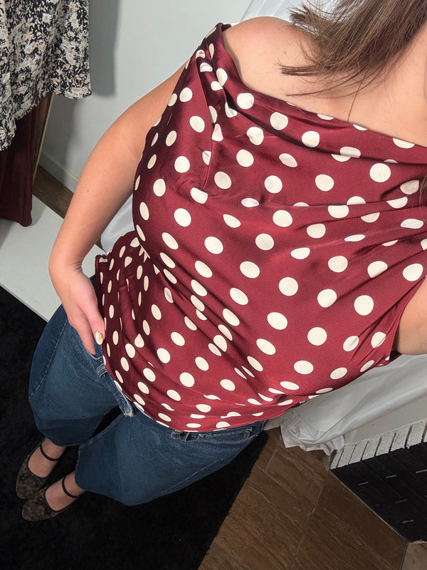 Bobbie Asymmetrical Top - Lucy Paris