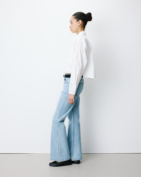 Azelle Cropped Blouse - Grace & Mila