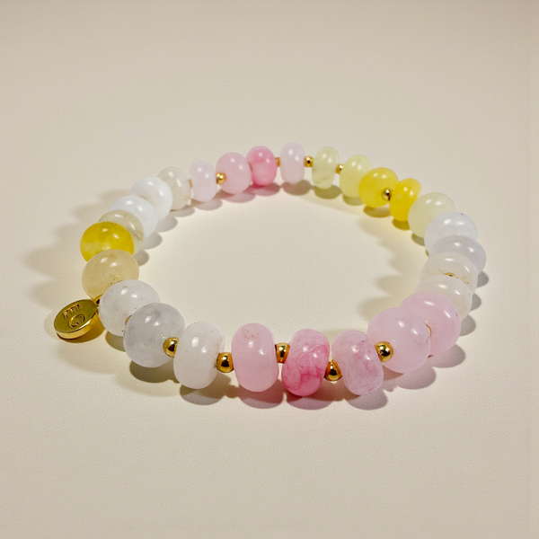 Bold Stone Bracelet - Pink Lemonade - Ethic Goods jewelry prem. prem. clothing boutique Chatham, Ontario, Canada