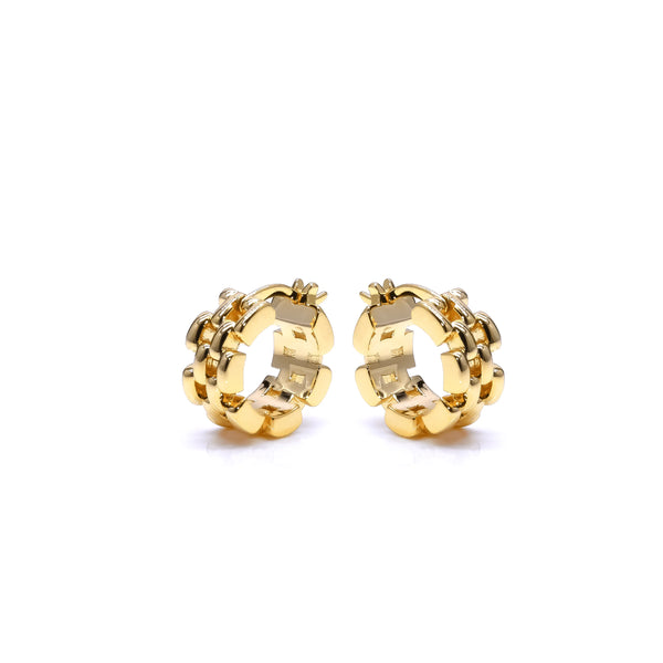 Wild Hoop Earrings | Gold Earrings eLiasz and eLLa    prem. clothing boutique Chatham, Ontario, Canada
