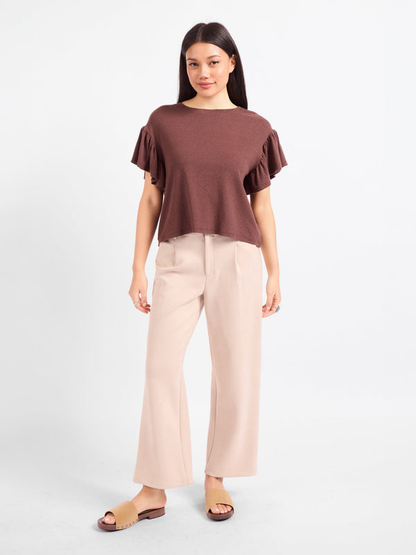 Delphine Ruffle Top - Sadie & Sage