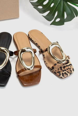 Leo Ornament Sandal Sandals prem. prem. clothing boutique Chatham, Ontario, Canada