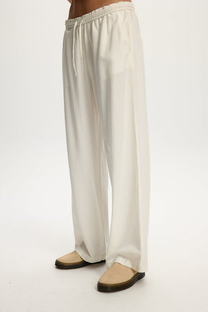 Freya Linen Wideleg Pant Pants prem. prem. clothing boutique Chatham, Ontario, Canada