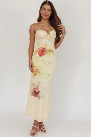 Alice Floral Maxi Dress - One and Only Collective Dresses prem. prem. clothing boutique Chatham, Ontario, Canada