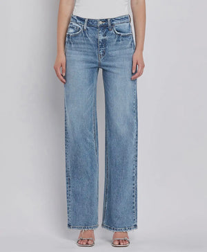 90s High Rise Straight & Wide Jeans Jeans prem. prem. clothing boutique Chatham, Ontario, Canada