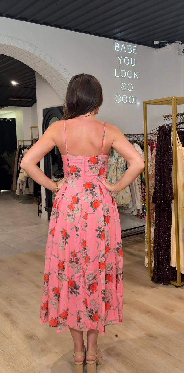 Jorja Vibrant Floral Maxi Dress - One and Only Collective Dresses prem. prem. clothing boutique Chatham, Ontario, Canada