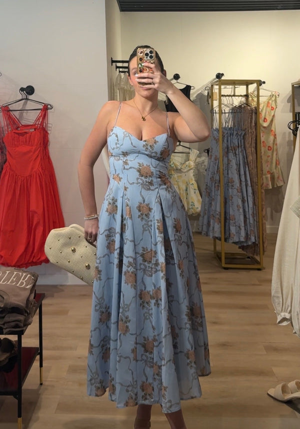 Jorja Vibrant Floral Maxi Dress - One and Only Collective Dresses prem. prem. clothing boutique Chatham, Ontario, Canada