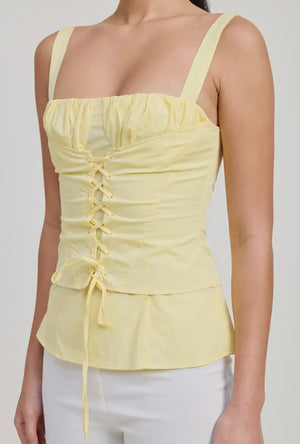 Sunny Square Neck Corset Top prem. prem. clothing boutique Chatham, Ontario, Canada