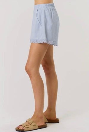 Lara Linen Lace Short prem. prem. clothing boutique Chatham, Ontario, Canada