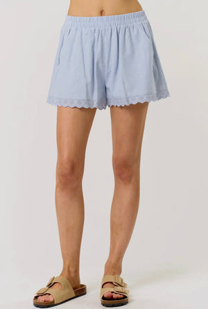 Lara Linen Lace Short prem. prem. clothing boutique Chatham, Ontario, Canada