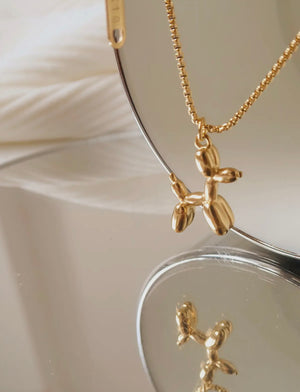 Cooper Balloon Dog Necklace prem. prem. clothing boutique Chatham, Ontario, Canada