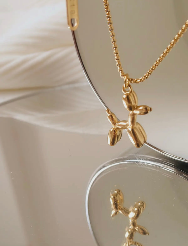 Cooper Balloon Dog Necklace prem. prem. clothing boutique Chatham, Ontario, Canada