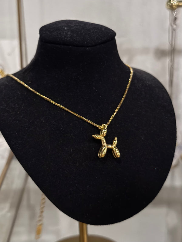 Cooper Balloon Dog Necklace prem. prem. clothing boutique Chatham, Ontario, Canada