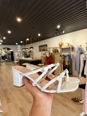 Miley Bow Heel Shoes prem. prem. clothing boutique Chatham, Ontario, Canada