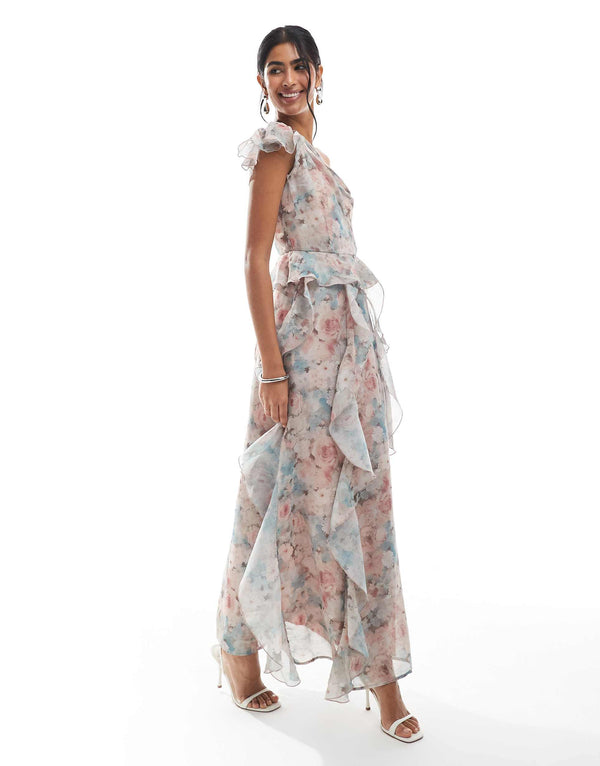 Sabrina Ruffle Maxi - Vero Moda Dresses prem. prem. clothing boutique Chatham, Ontario, Canada