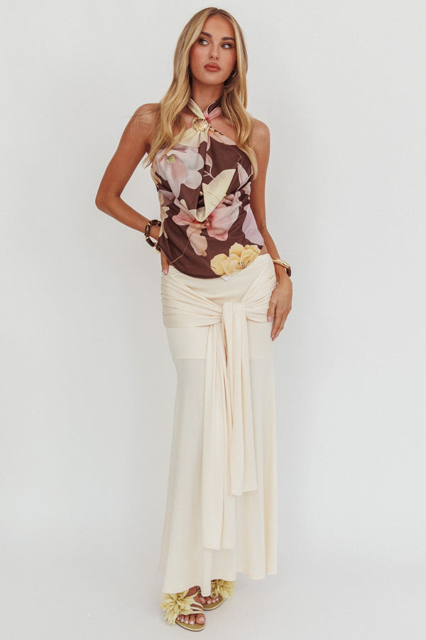 Brooks Shell Halter Top Tops prem. prem. clothing boutique Chatham, Ontario, Canada