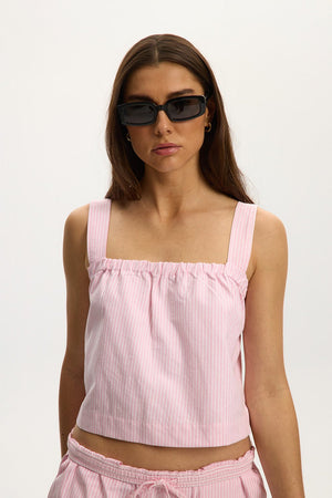 Bria Criss-Cross Top - Kuwalla Tops prem. prem. clothing boutique Chatham, Ontario, Canada