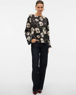 Elena Satin Top - VERO MODA prem. prem. clothing boutique Chatham, Ontario, Canada