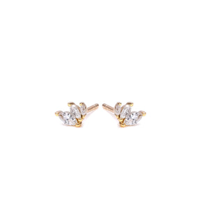 Vibrant Stud Earrings | Gold Earrings eLiasz and eLLa    prem. clothing boutique Chatham, Ontario, Canada