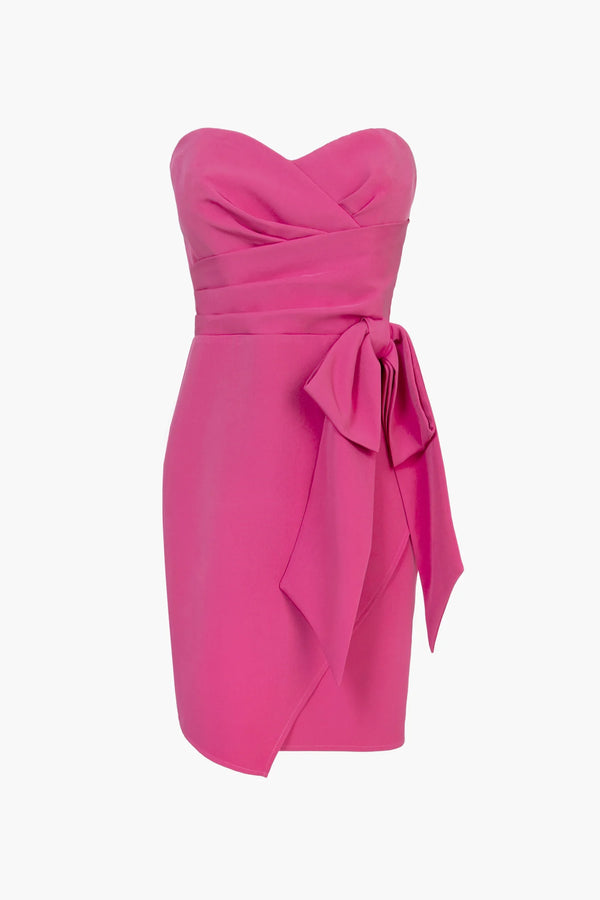 Cindy Strapless Mini Dress | Pink | Adelyn Rae Dress Adelyn Rae    prem. clothing boutique Chatham, Ontario, Canada
