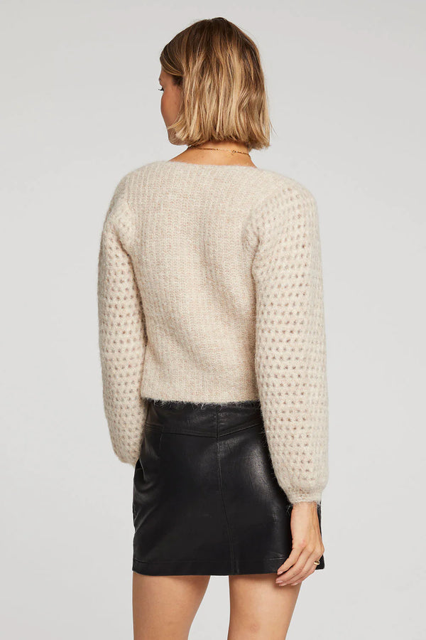 Elsie Sweater | Natural | Saltwater Luxe Sweater Saltwater Luxe    prem. clothing boutique Chatham, Ontario, Canada
