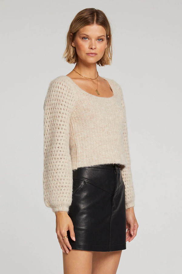 Elsie Sweater | Natural | Saltwater Luxe Sweater Saltwater Luxe    prem. clothing boutique Chatham, Ontario, Canada