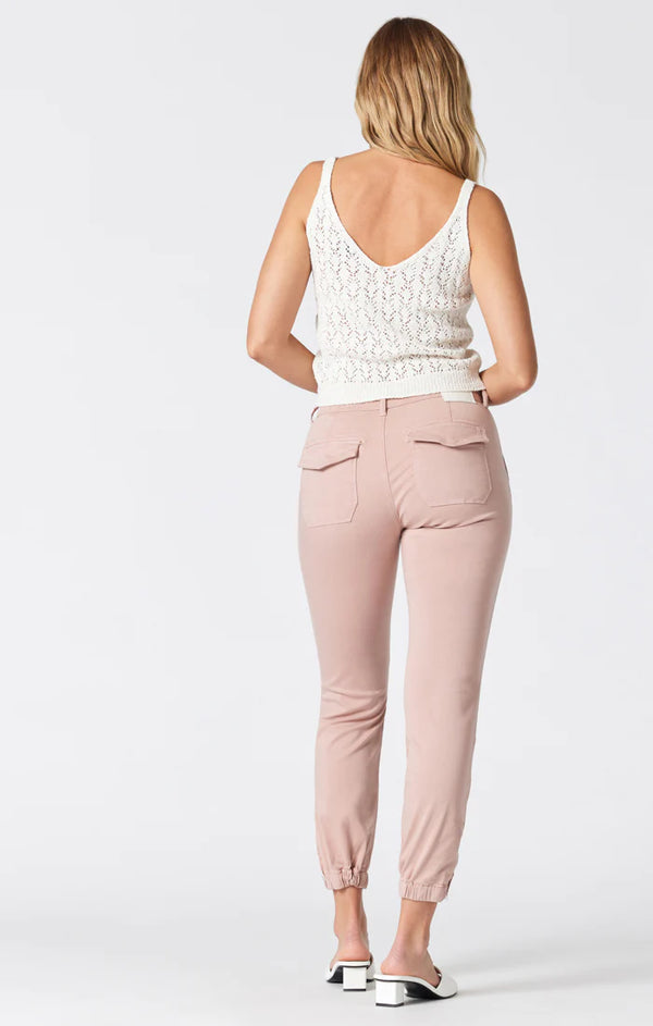 Ivy Twill Cargo Pants - Rose Sateen Pants prem.    prem. clothing boutique Chatham, Ontario, Canada