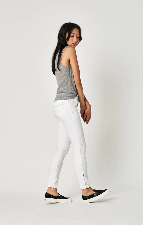 Ivy Twill Cargo Pants - White | Mavi Pants Mavi    prem. clothing boutique Chatham, Ontario, Canada