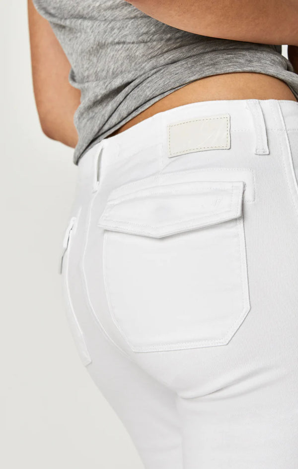Ivy Twill Cargo Pants - White | Mavi Pants Mavi    prem. clothing boutique Chatham, Ontario, Canada