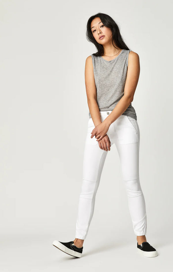 Ivy Twill Cargo Pants - White | Mavi Pants Mavi 30   prem. clothing boutique Chatham, Ontario, Canada