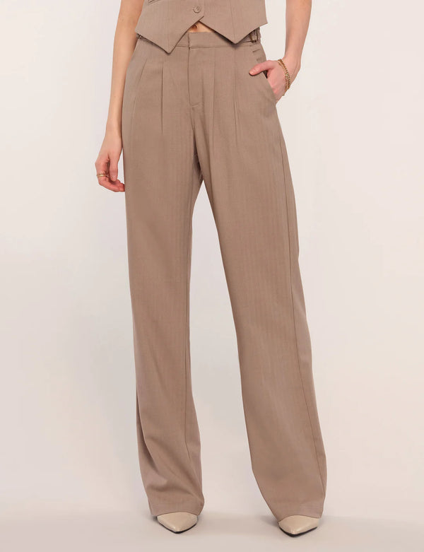 Maxine Pant | Taupe | Heartloom  Heartloom    prem. clothing boutique Chatham, Ontario, Canada