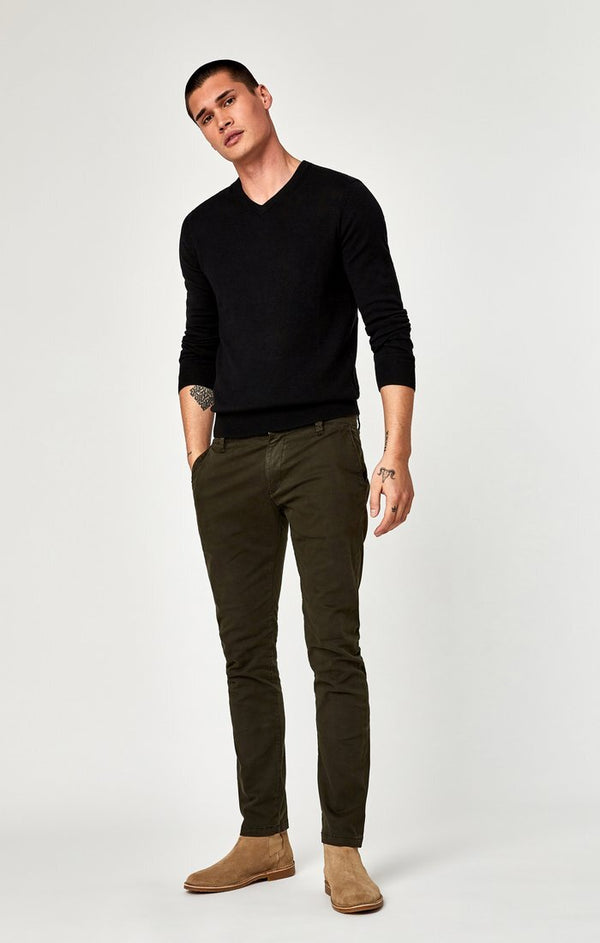 Johnny - Dark Green Twill Jeans Mavi 31   prem. clothing boutique Chatham, Ontario, Canada