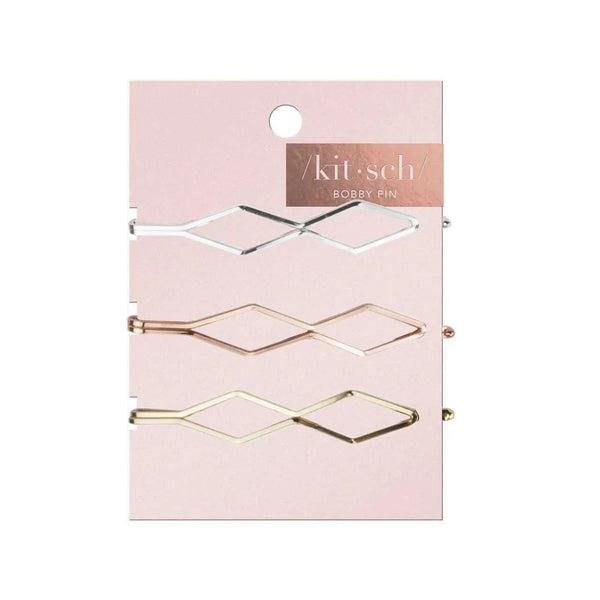 Diamond Bobby Pin 3 pack | kitsch  kitsch    prem. clothing boutique Chatham, Ontario, Canada