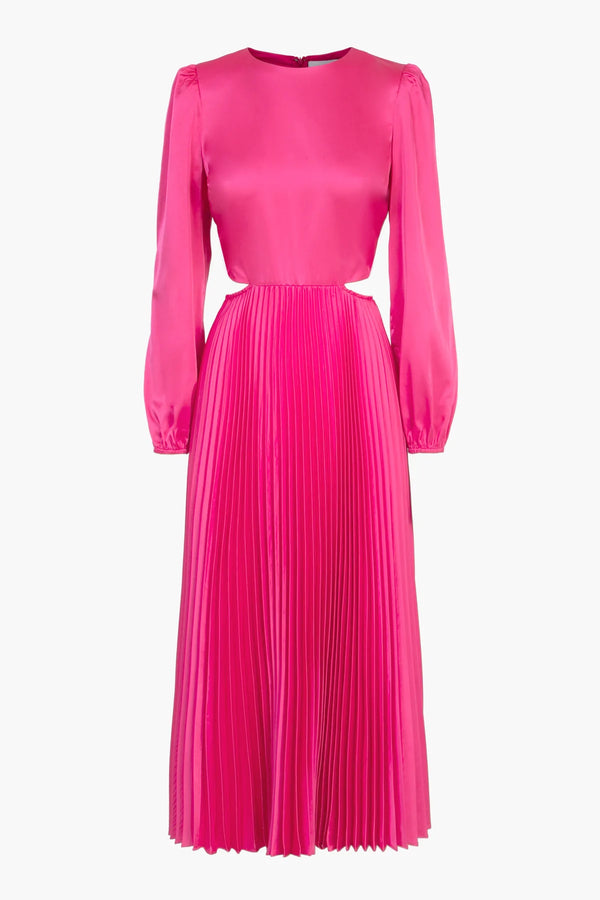 adelyn rae pleated dress Adelyn Rae Sleeveless V-Neck Pleated Slip Midi Dress