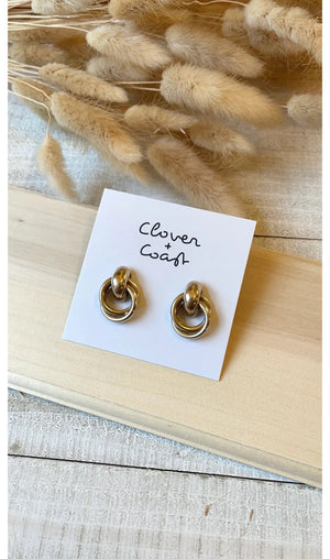 Knot Stud Earrings | Clover & Coast  Clover & Coast    prem. clothing boutique Chatham, Ontario, Canada