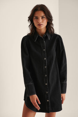Organic Denim Shirt Dress | NA-KD  NA-KD 46 (XL)   prem. clothing boutique Chatham, Ontario, Canada