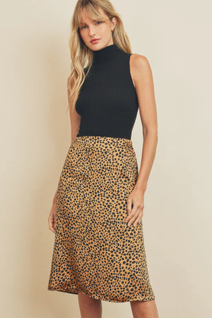 In the Wild Midi Skirt  prem. Small   prem. clothing boutique Chatham, Ontario, Canada