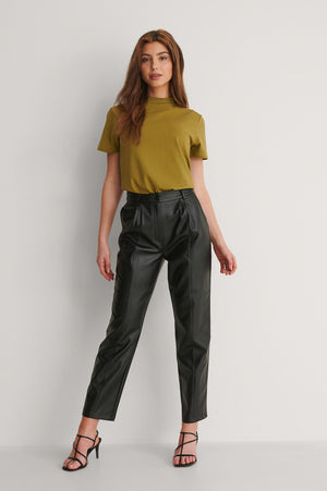 Leather PU Pants | NA-KD  NA-KD Small   prem. clothing boutique Chatham, Ontario, Canada
